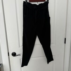 Athleta Paper Bag Skyline Pant Black 6